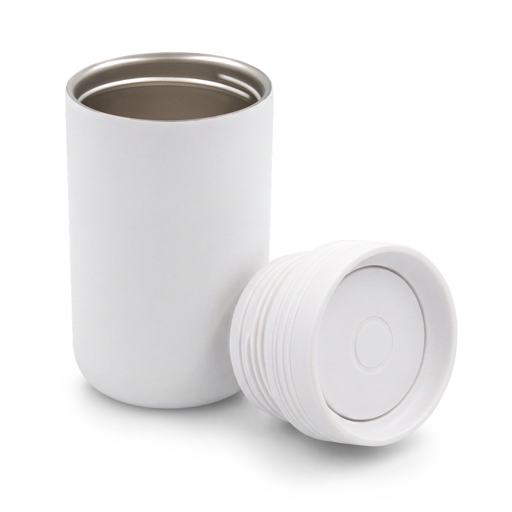 Kubek termiczny 275 ml z wieczkiem 360 stopni Air Gifts | Tondeyo Biały VA982-02 (3)