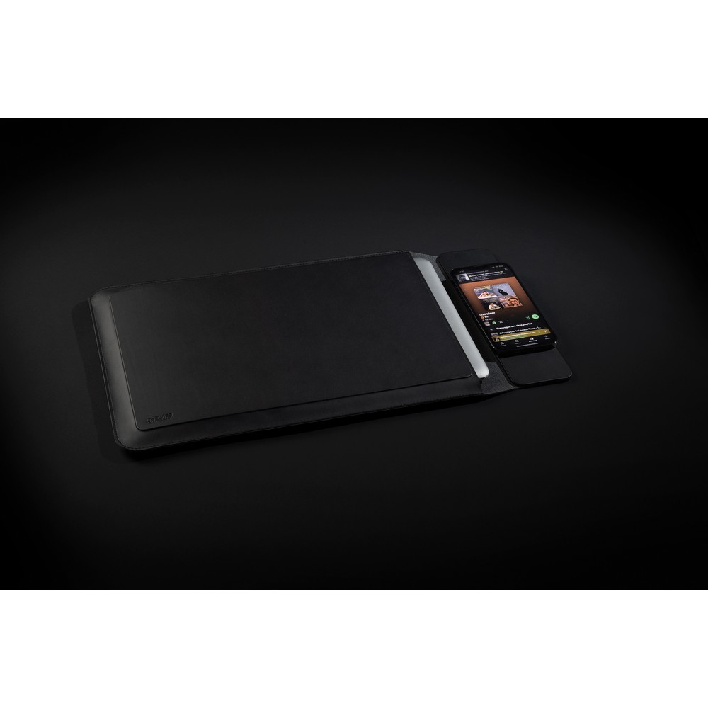 Pokrowiec na laptopa 15,6", magnetyczna ładowarka bezprzewodowa 15W Swiss Peak Czarny P309.0701 (1)