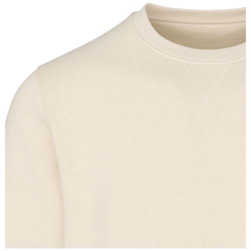 Jasper organiczna bluza unisex z recyklingu o gramaturze 280 g/m² z okrągłym dekoltem i certyfikatem OCS Piaskowiec 3956106A (5)