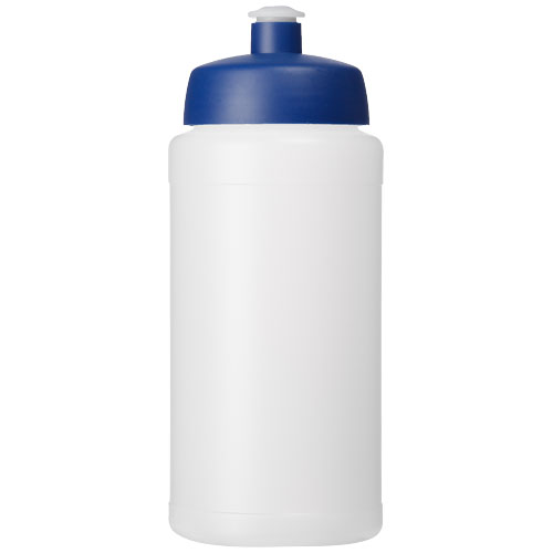 Bidon Baseline® Plus o pojemności 500 ml ze sportowym wieczkiem i uchwytem Przezroczysty-Niebieski 21068717 (2)