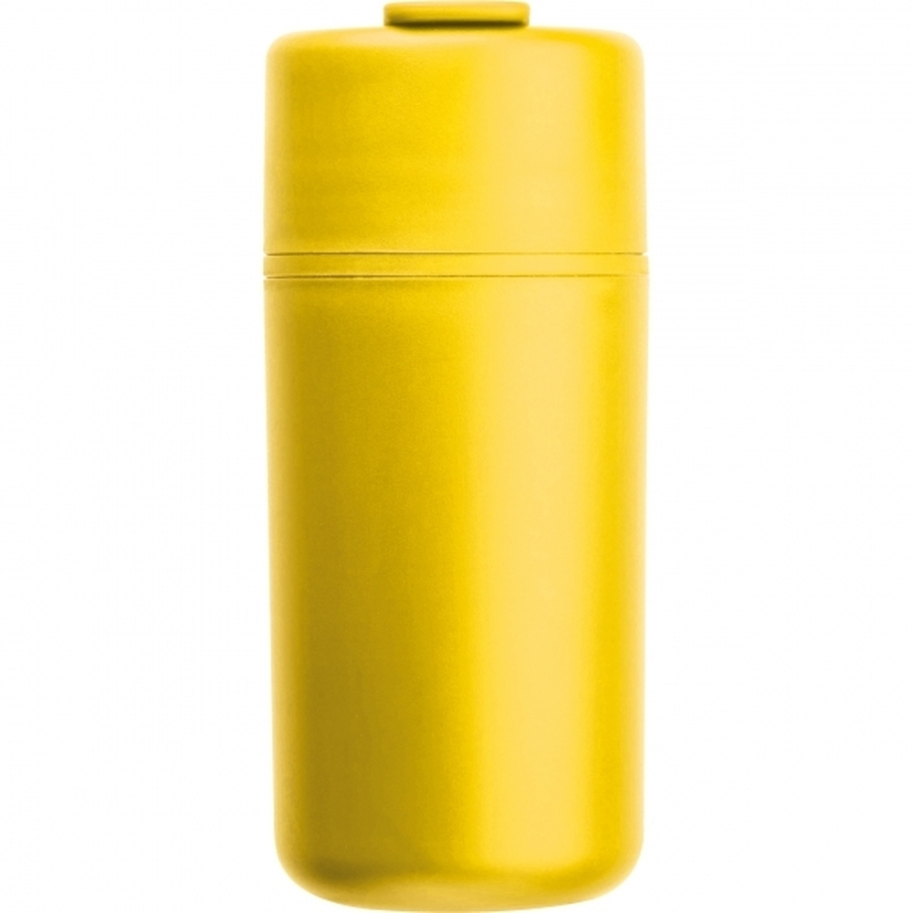 Kubek z podwójnymi ściankami GENOA 500 ml żółty 535408 (3)