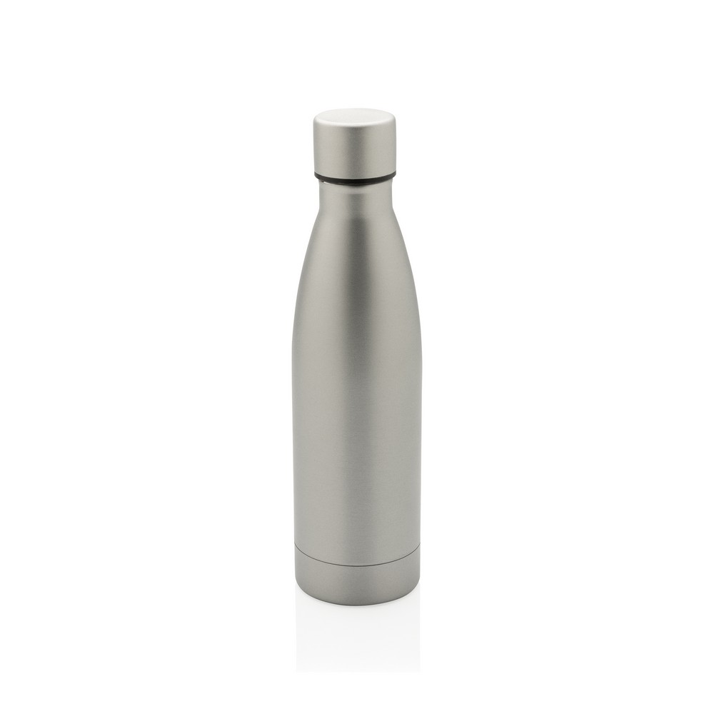 Butelka termiczna 500 ml, stal nierdzewna z recyklingu Szary P433.272 