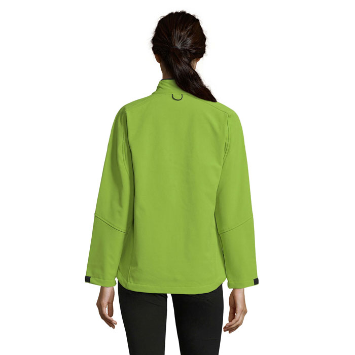 ROXY Damski softshell 340g Zielony Absynt S46800-GA-S (1)