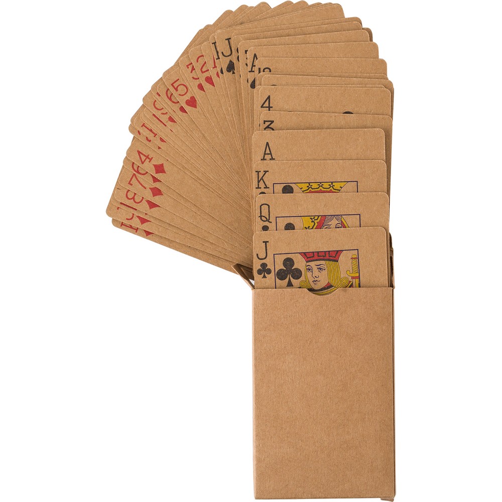 Karty do gry z papieru z recyklingu Brązowy V8306-16 (7)