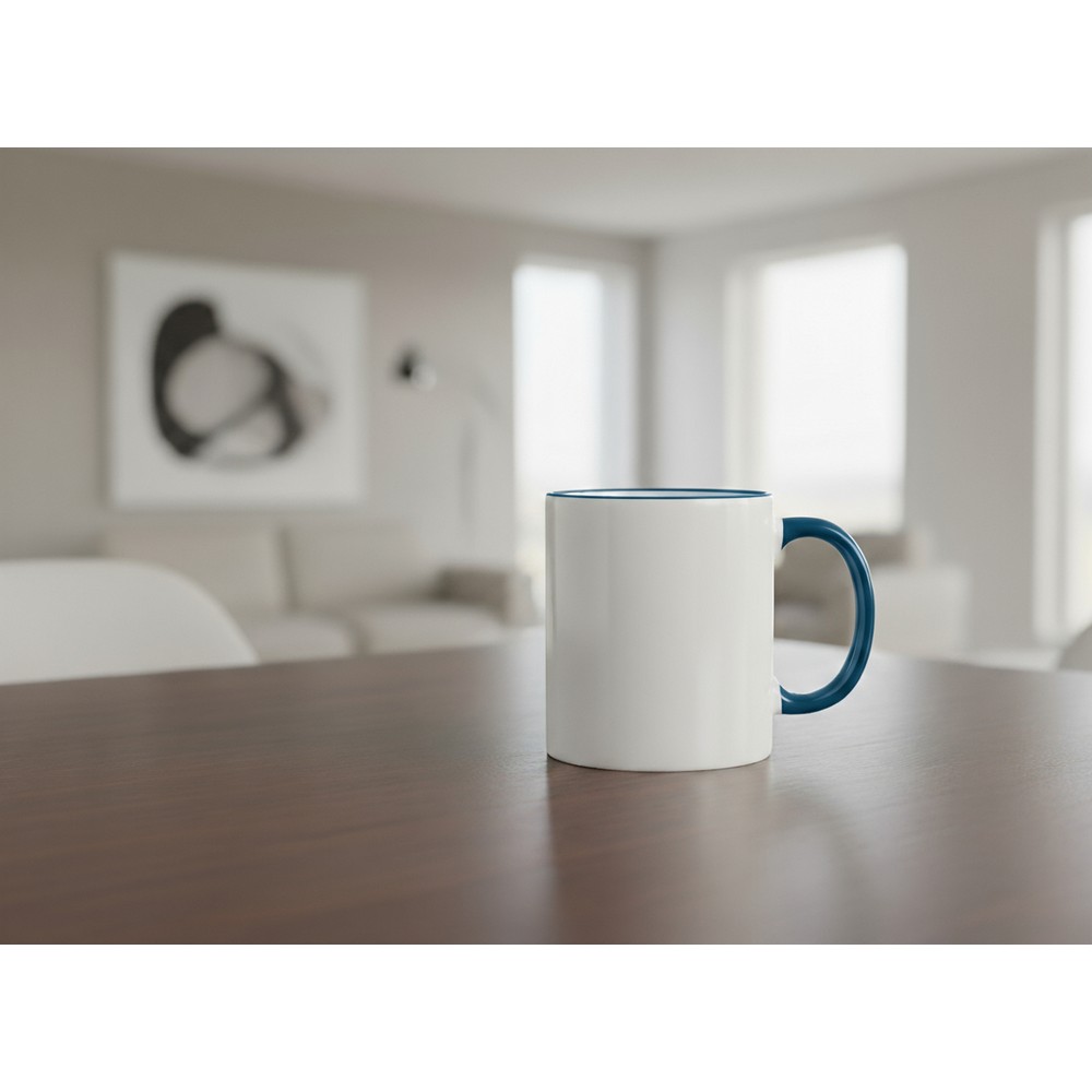 Kubek ceramiczny 350 ml | Nerita Niebieski VA073-11 (1)