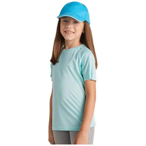 Bahrain sportowa koszulka dziecięca z krótkim rękawem Zielony miętowy K04073BD (3)