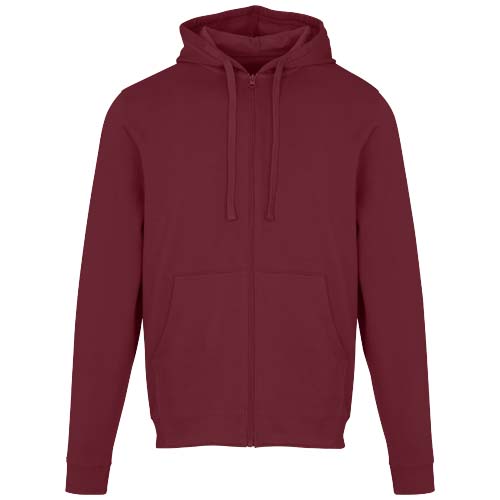 Jasper bluza unisex z kapturem z materiału organicznego pochodzącego z recyklingu z certyfikatem OCS, o gramaturze 280 g/m² Głęboki bordowy 3966622A (2)