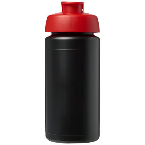 Bidon Baseline® Plus o pojemności 500 ml z wieczkiem zaciskowym i uchwytem Czarny-Czerwony 21007214 (2)