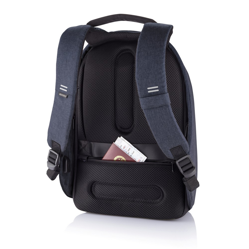 Bobby Hero XL plecak chroniący przed kieszonkowcami Niebieski P705.715 (15)