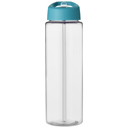 Bidon H2O Vibe o pojemności 850 ml z wieczkiem z dzióbkiem Przezroczysty-Turkusowy niebieski 21009608 (2)