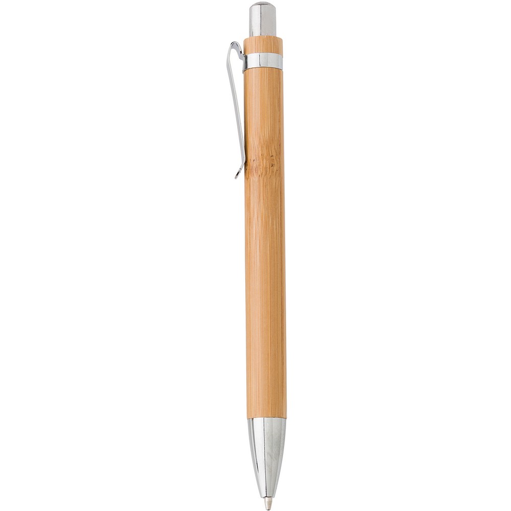 Bambusowy zestaw piśmienniczy, długopis touch pen i ołówek mechaniczny Brązowy V1803-16 (6)