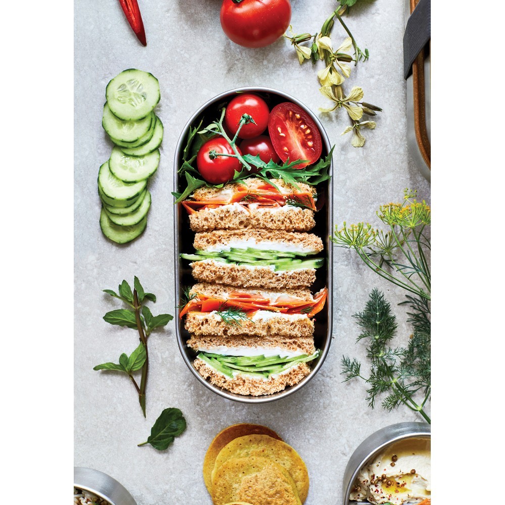 Lunchbox, pudełko śniadaniowe Black+Blum Double Bento Grey P439.2002 (18)