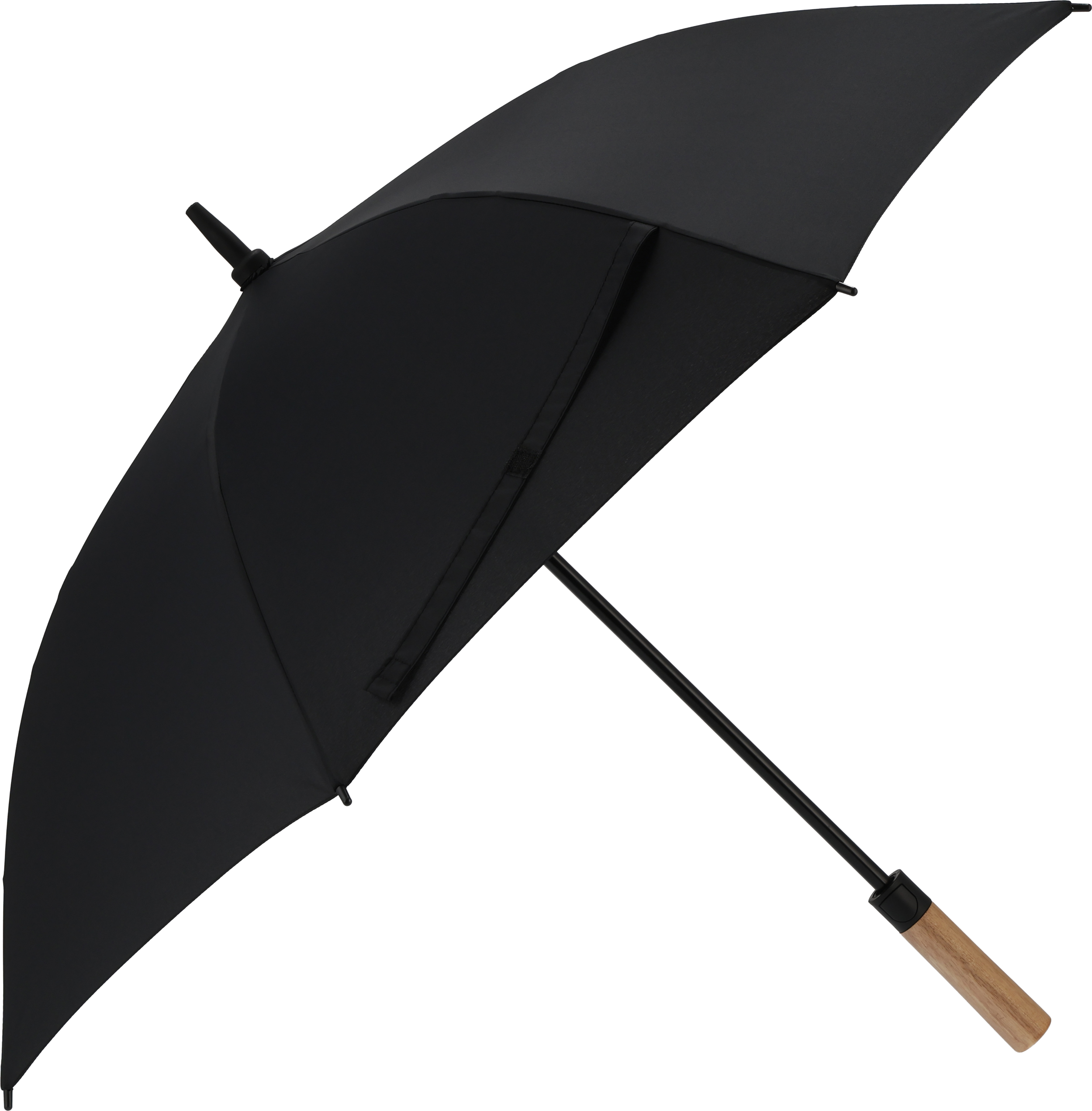 Parasol automatyczny rPET Ø108 cm SAINT BARTH MoLu Czarny 398603 (1)