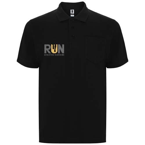 Centauro Premium koszulka polo unisex z krótkim rękawem Czarny R66073O5 (1)
