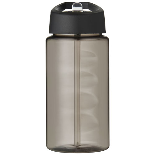 Bidon H2O Bop o pojemności 500 ml z wieczkiem z dzióbkiem Węgiel drzewny-Czarny 21088308 (2)