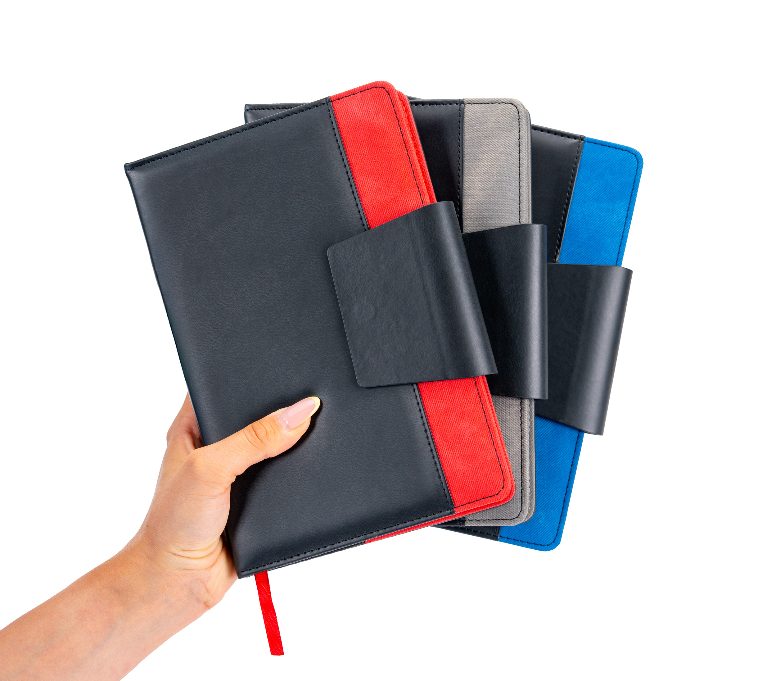 Notes A5 w linie z PU z recyklingu ASUNCION Ciemnoszary 422977 (8)