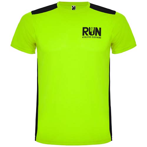 Detroit sportowa koszulka unisex z krótkim rękawem Limonka R66529O1 (1)