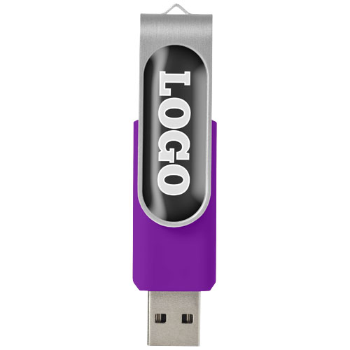 Rotate pendrive wyposażony w interfejs USB 3.0 z wypukłym nadrukiem Fioletowy 1Z50937N (1)