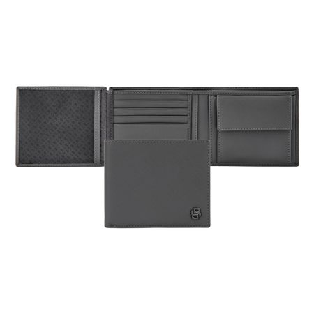 Portfel Double B Saffiano Grey Szary HLN526H 