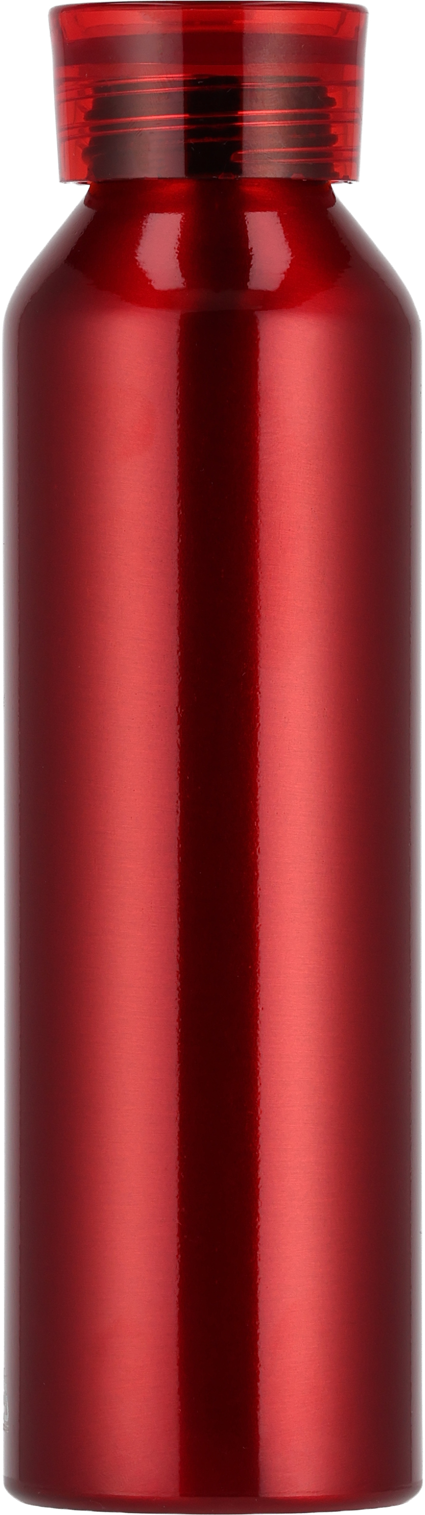 Butelka z aluminium z recyklingu CORK 600 ml Czerwony 424705 (2)