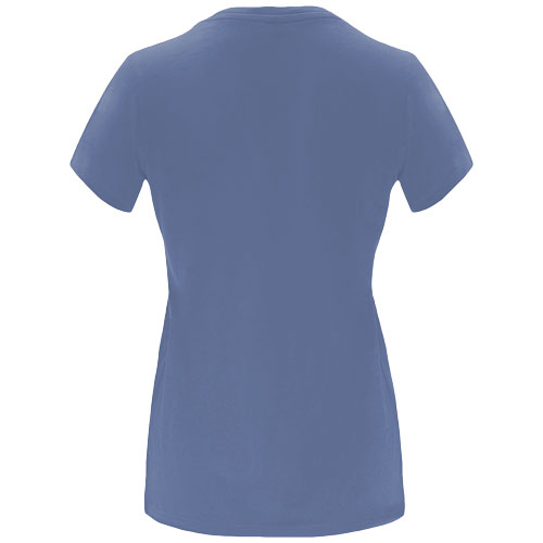 Capri koszulka damska z krótkim rękawem Blue Denim R66831K5 (2)