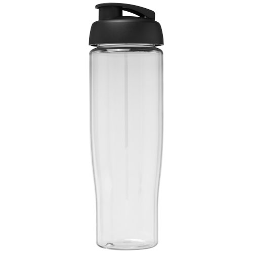 Bidon H2O Tempo® o pojemności 700 ml z wieczkiem zaciskowym Przezroczysty-Czarny 21004000 (2)