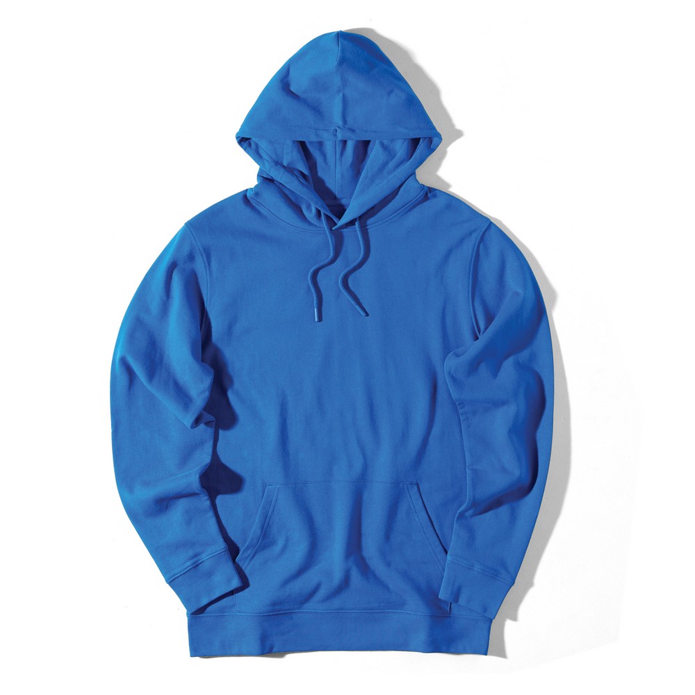 Bluza z kapturem z bawełny z recyklingu Iqoniq Jasper Niebieski T9400.025.XL (2)