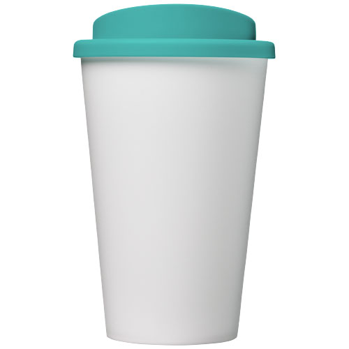 Kubek termiczny z serii Americano® o pojemności 350 ml Biały-Akwamarynowy 21000128 (2)