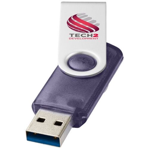 Rotate pendrive wyposażony w interfejs USB 3.0, półprzezroczysty Niebieski 1Z51052L (1)