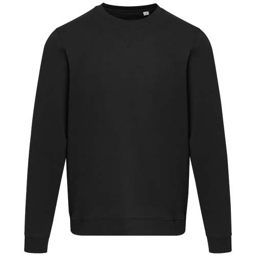 Jasper organiczna bluza unisex z recyklingu o gramaturze 280 g/m² z okrągłym dekoltem i certyfikatem OCS Czarny 3956190A (2)