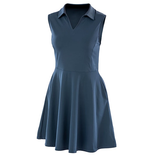 Damska sukienka sportowa slim Navy RT799F-808177 