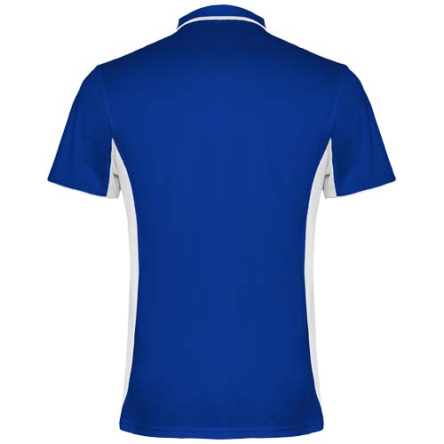 Montmelo koszulka polo unisex z krótkim rękawem Królewski niebieski-Biały R04218C1 (2)