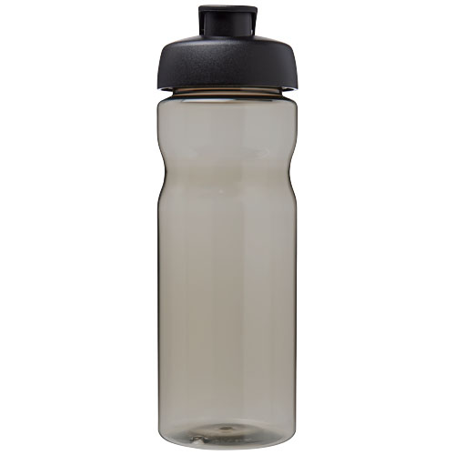 Bidon H2O Eco o pojemności 650 ml z wieczkiem zaciskowym Węgiel drzewny-Czarny 21009700 (2)