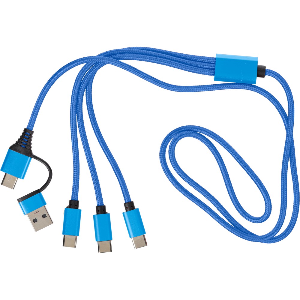 Kabel do ładowania 6 w 1 Niebieski VB331-11 (2)