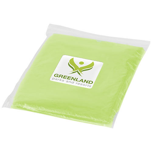 Poncho przeciwdeszczowe Ziva Limonkowy 10042904 (1)