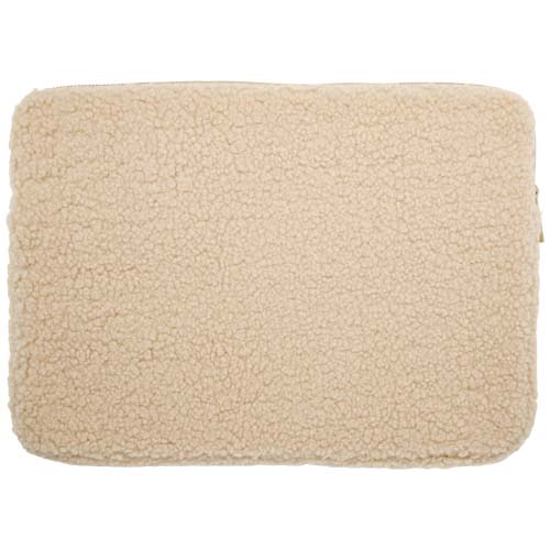 Bear 13-calowe etui sherpa na laptopa z recyklingu z certyfikatem GRS, o pojemności 2 l Naturalny 12077506 (3)