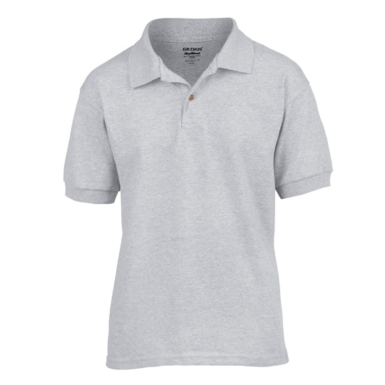 Polo Mlodziezowe Klasyczne DryBlend Odprowadzajace Wilgoc Sport Grey (Heather) G8800K-507850 