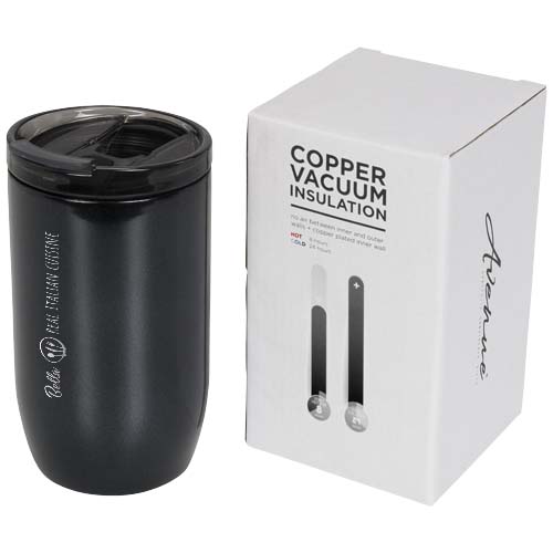 Kubek z miedzianą izolacją próżniową Lagom 380 ml Błyszczący czarny 10054800 (2)