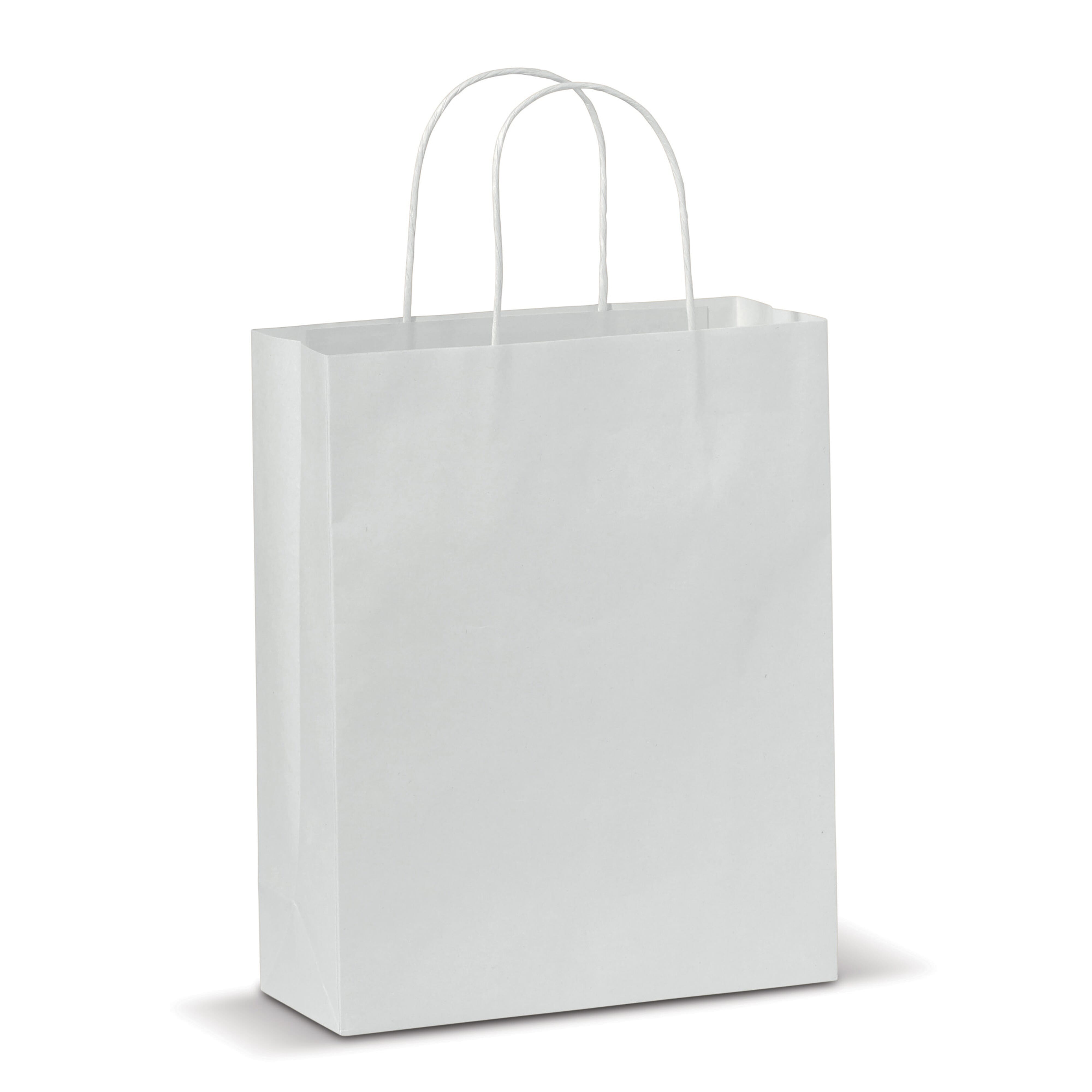 Gadżet reklamowy - 100x Średnia torba papierowa Eco 120g/m²