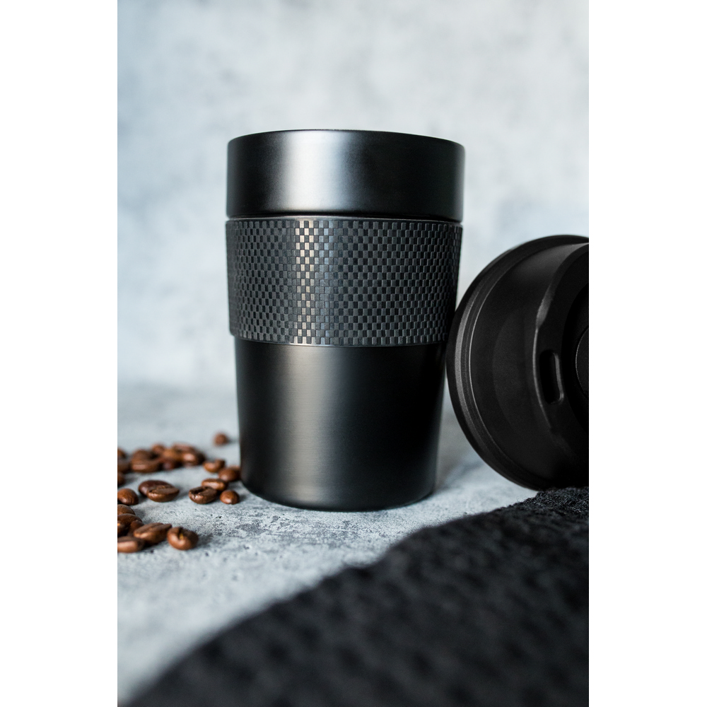 Kubek termiczny 350 ml Exclusive Collection | Adina Czarny V1428-03 (14)