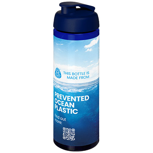 H2O Active® Eco Vibe 850 ml, bidon sportowy z odchylaną pokrywką Niebieski-Niebieski 21048305 (1)