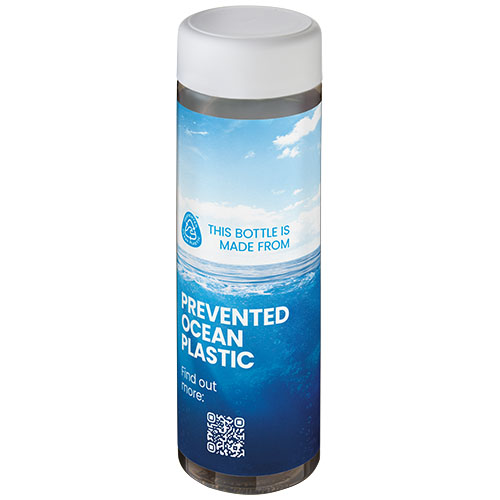 H2O Active® Eco Vibe 850 ml, bidon z zakrętką  Węgiel drzewny-Biały 21048501 (1)