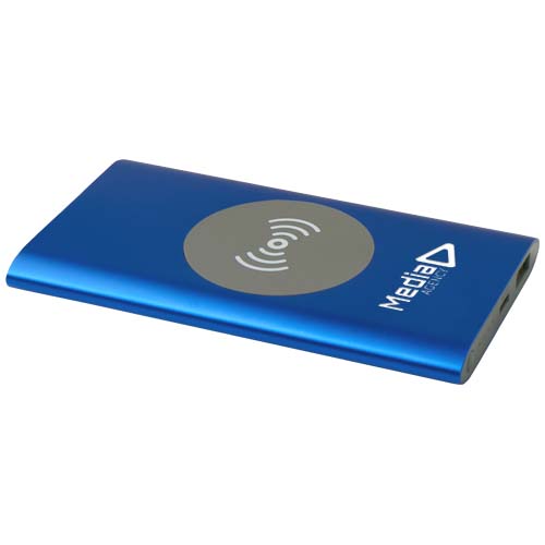 Juice bezprzewodowy powerbank o pojemności 4000 mAh Type-C z aluminium pochodzącego z recyklingu  Królewski niebieski 12438453 (1)