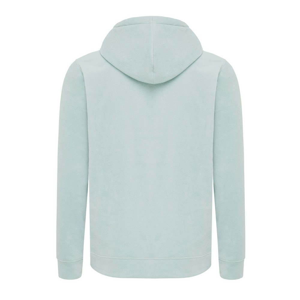 Bluza z kapturem z mikropolaru Iqoniq Trivor, RPET Zielony T9403.023.S (6)