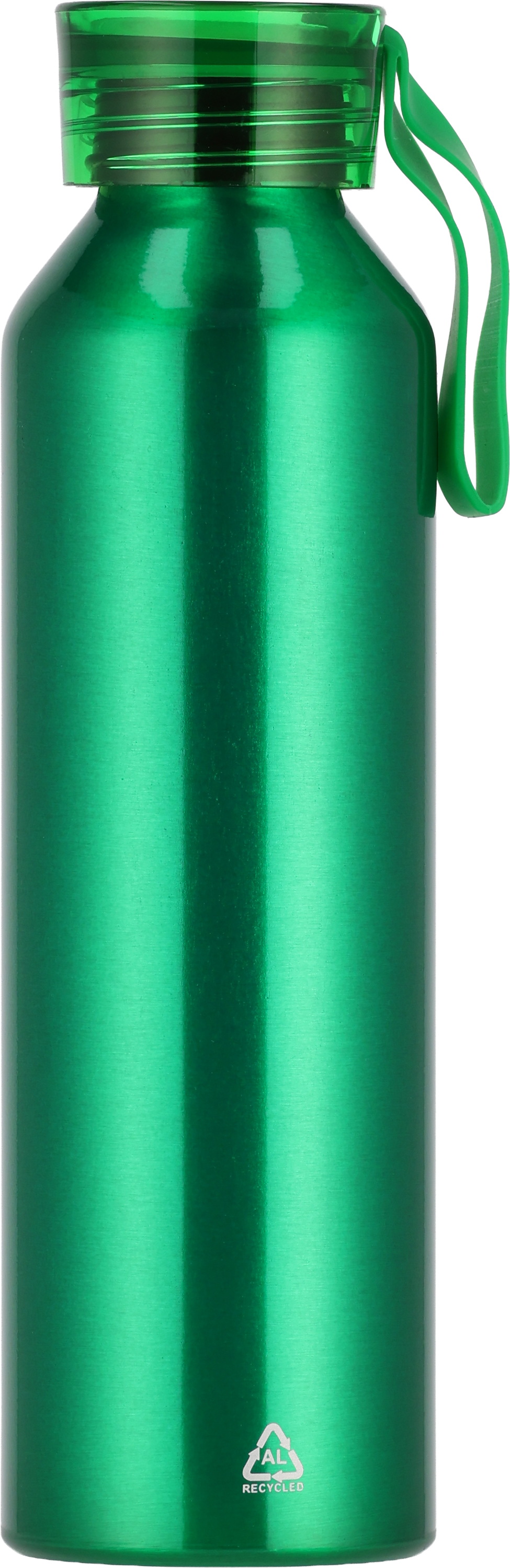 Butelka z aluminium z recyklingu CORK 600 ml Zielony 424709 (2)