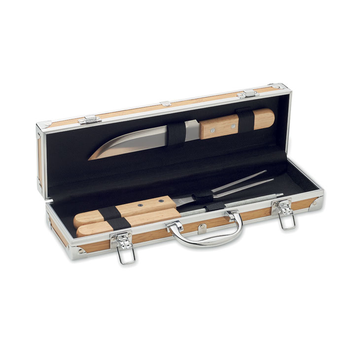 Gadżet reklamowy - Narzędzia do grilla ze stali nierd