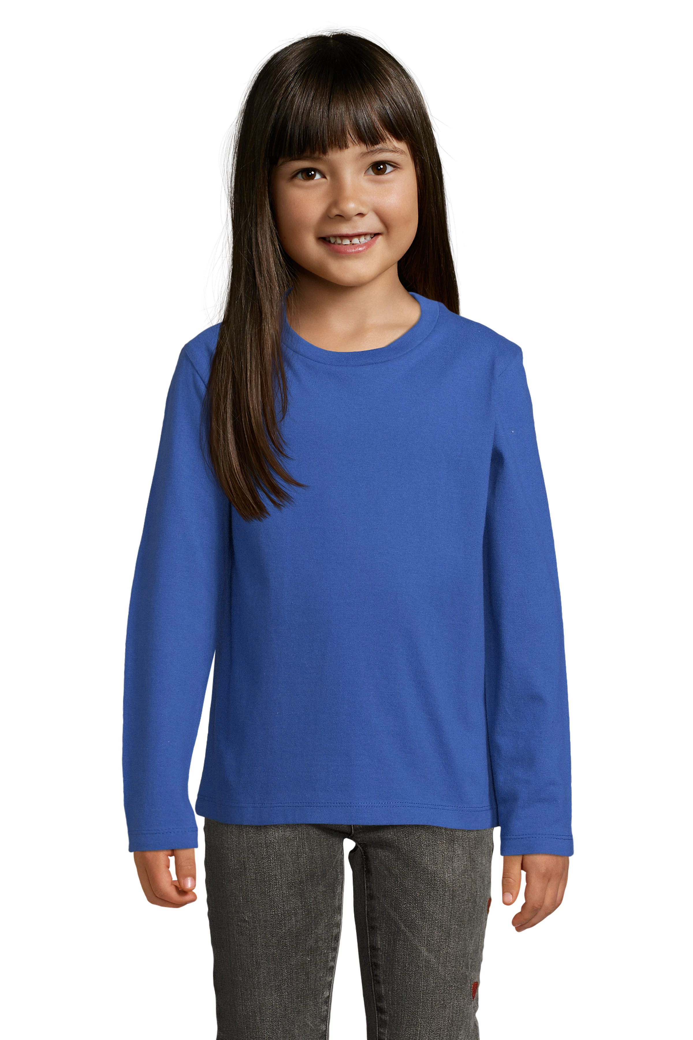 Dziecięca Koszulka Długi Rękaw Bawełniana Royal Blue 241 L02947-543246 (1)