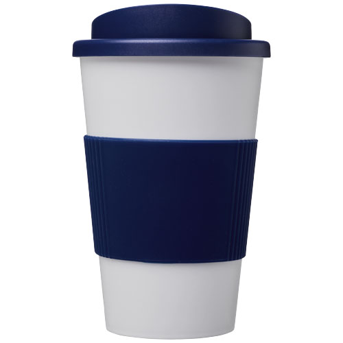 Americano® 350 ml termoizolowany kubek z uchwytem Niebieski-Biały 22000298 (2)