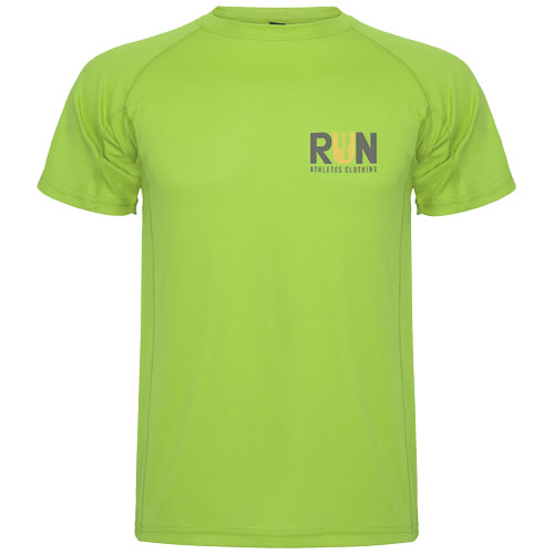 Montecarlo sportowa koszulka męska z krótkim rękawem Lime / Green Lime R04252X1 (1)