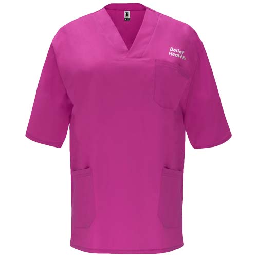 Panacea 160 g/m2 bluzka do pracy unisex z krótkim rękawem  Fioletowy R90985W0 (1)